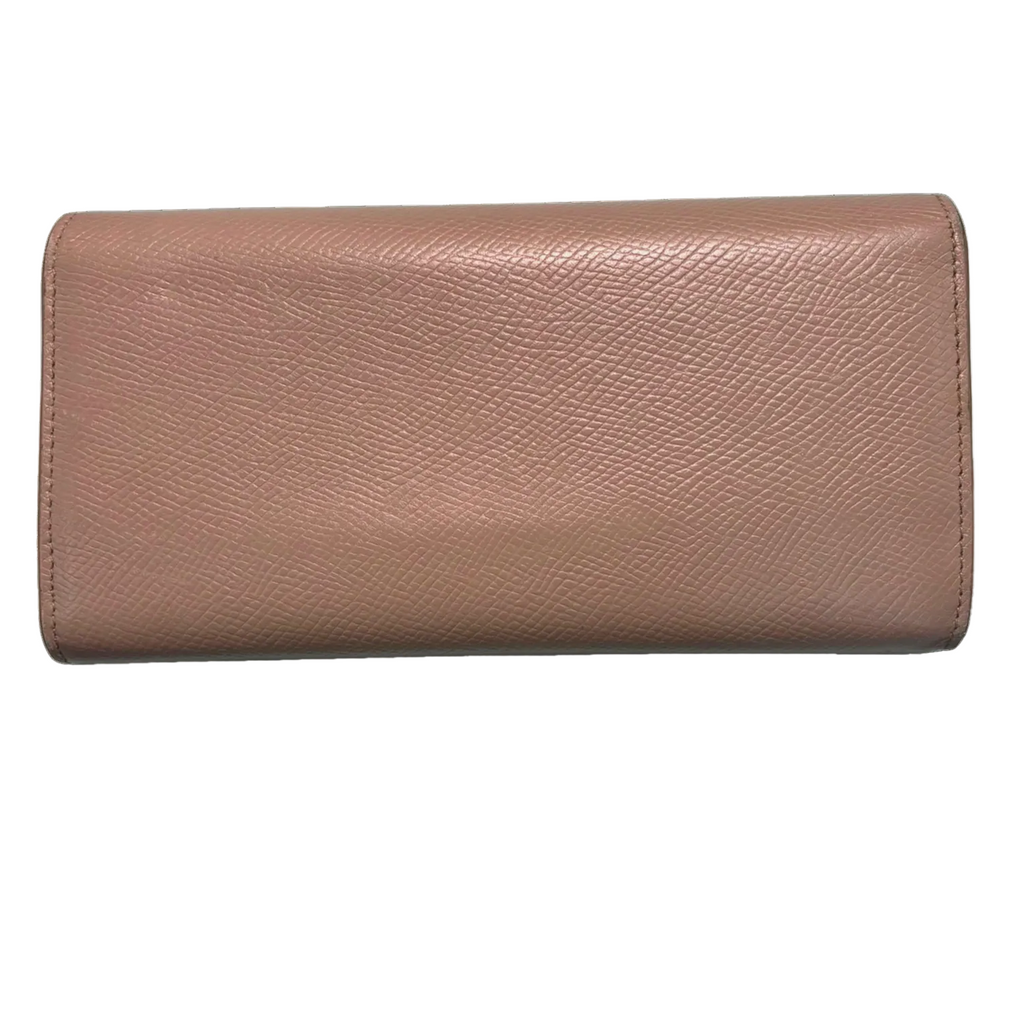 Celine Large Flap Wallet Grained Calfskin