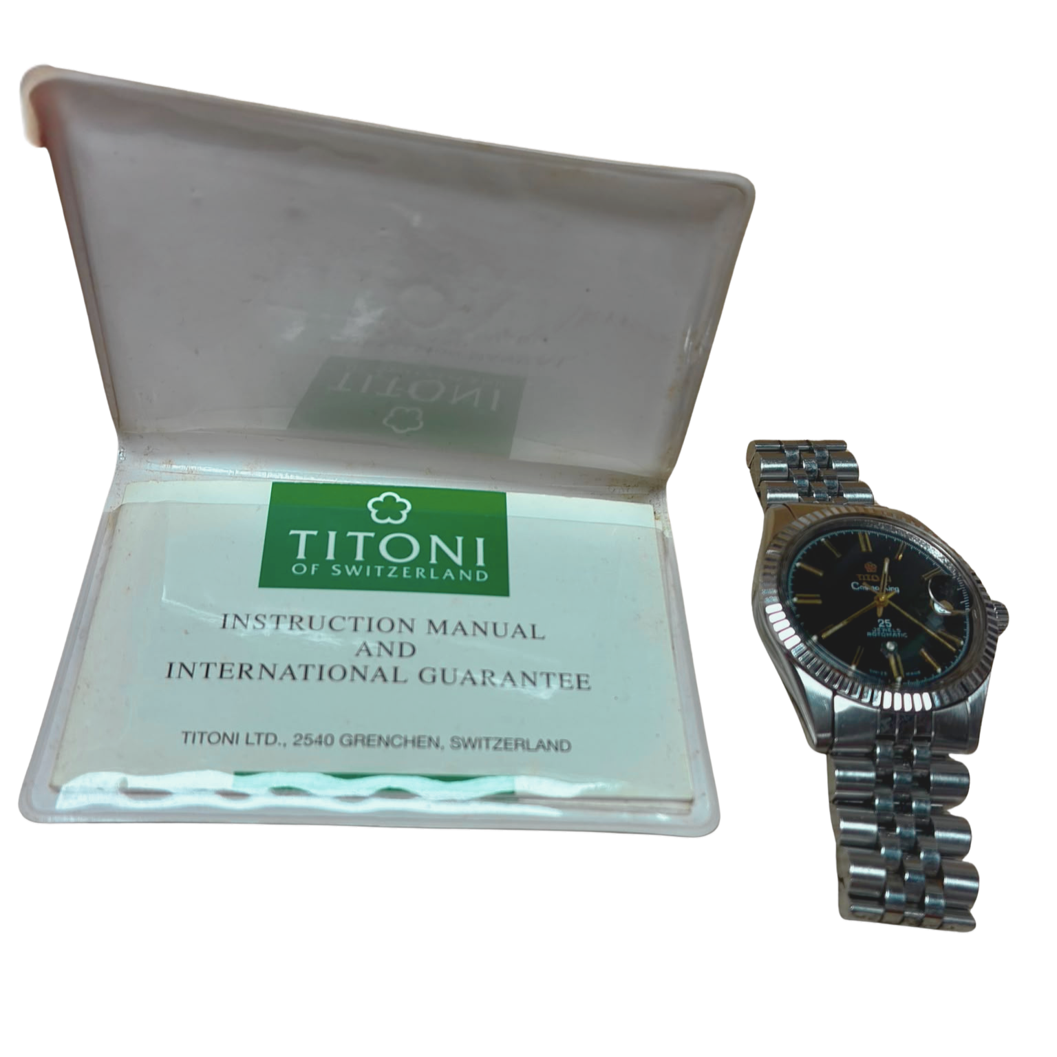 Titoni 707360 Cosmo King Rotomatic 25 Jewels Automatic Watch