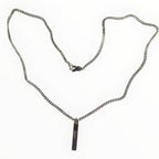 925 Silver Necklace/cutout G/15.0g/50cm