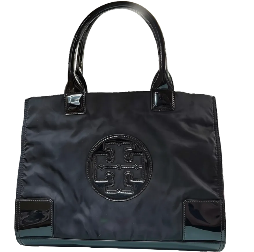 Tory Burch Small Ella Patent Nylon Tote