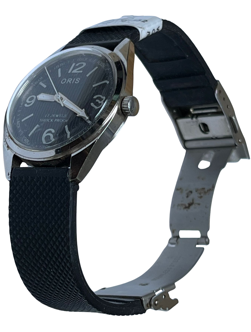 Vintage Oris 17 Jewels Shockproof Wristwatch Mechanical Hand Winding Movement