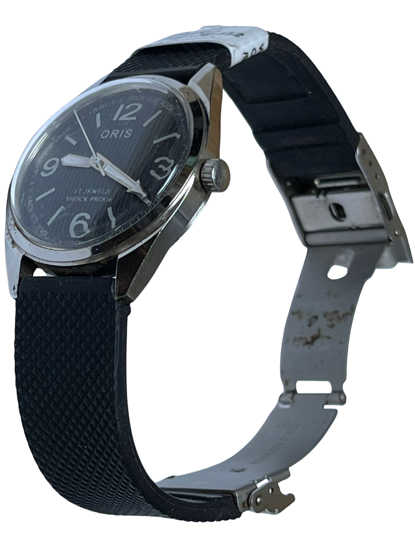 Vintage Oris 17 Jewels Shockproof Wristwatch Mechanical Hand Winding Movement