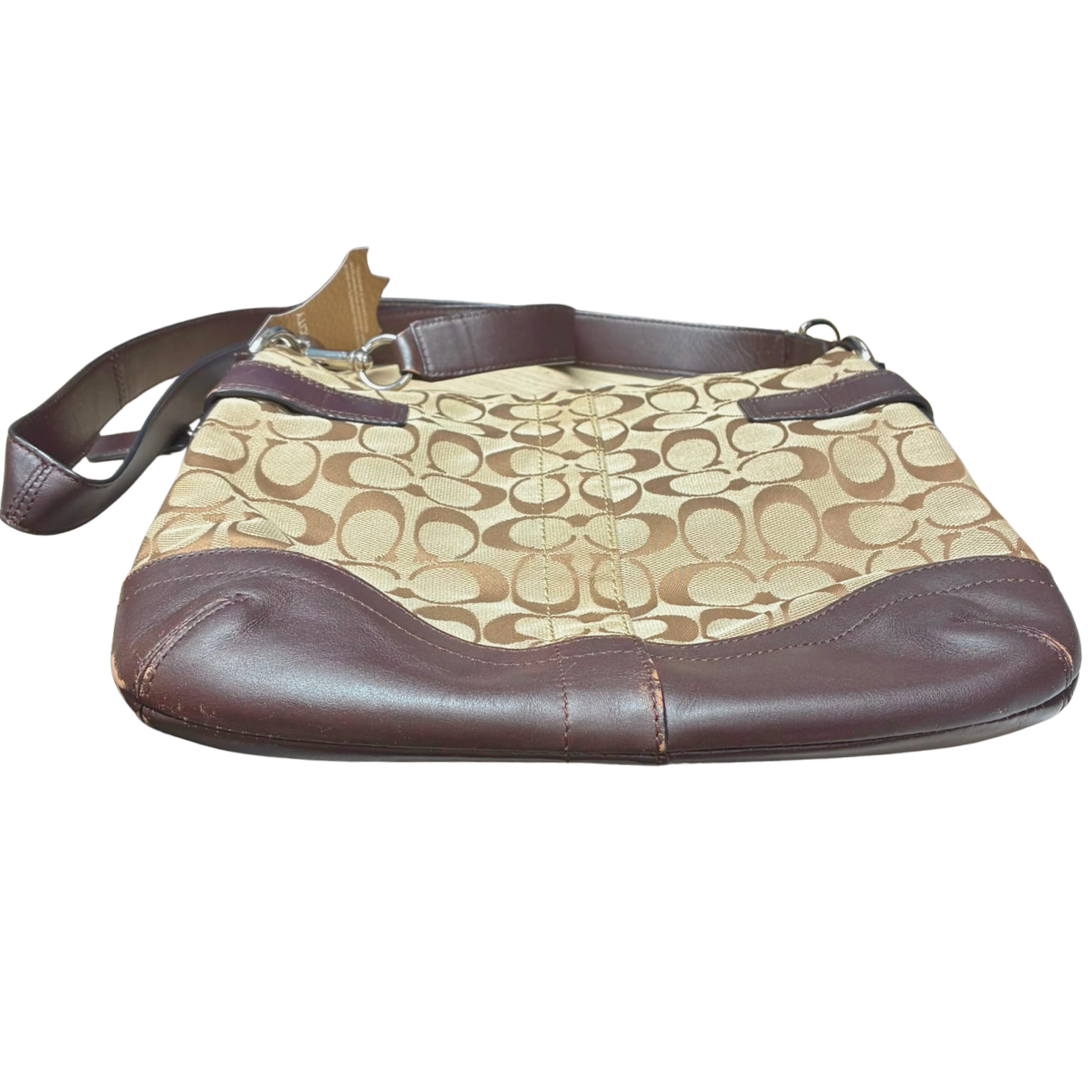 Coach F17088 Signature Buckle Shoulder Bag