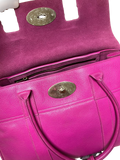 Mulberry Pink Pebbled Leather Bayswater Satchel