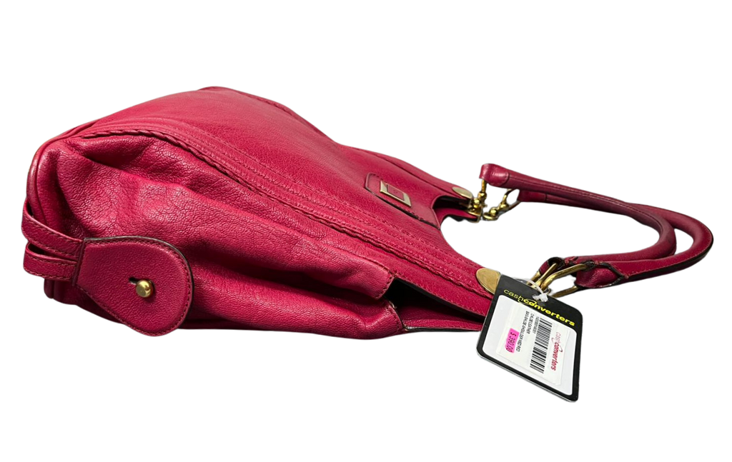 Chloe Irene Leather Tote Shoulder Bag Red