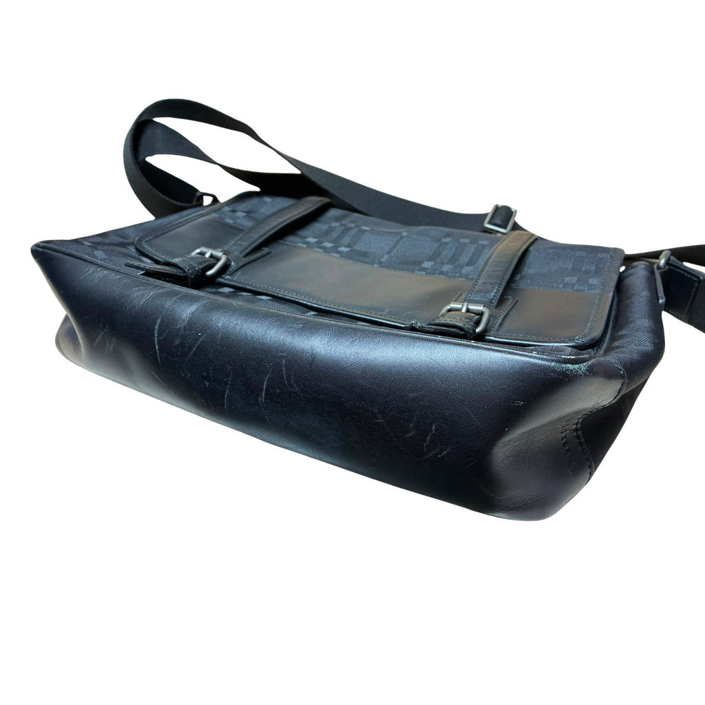 Burberry Plaid Nylon Messenger Bag