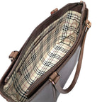 Burberry Pony-Style Brown Calfskin Shoulder Bag
