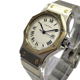 Cartier Santos de Cartier Octagon Gold/Steel Automatic Watch 31mm