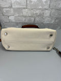 Fendi By The Way Canvas Shoulder Bag Ivory