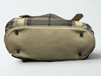Burberry Smoked Check Coated Canvas Northfield Tote Bag Beige And Brown
