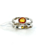 18KWG Yellow Sapphire Ring