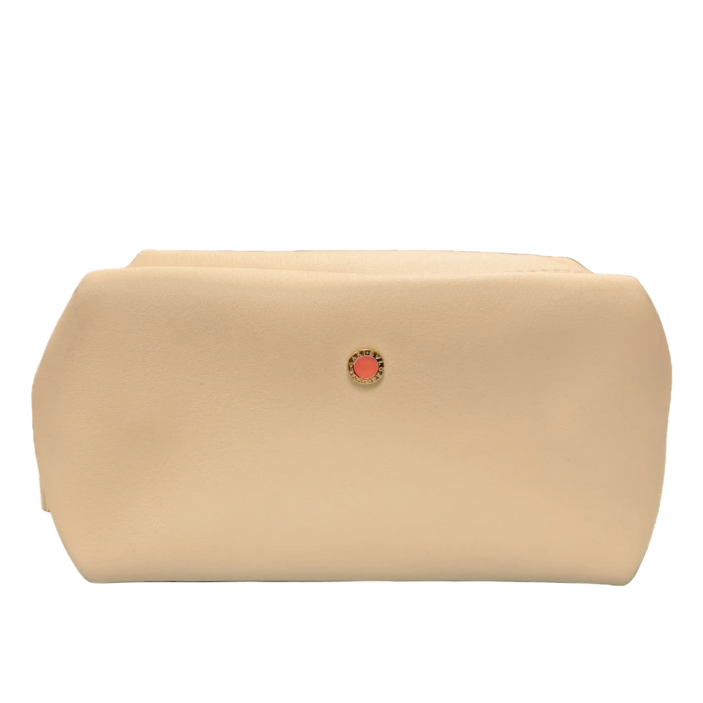 Bvlgari Emirates Pouch Beige Faux Leather