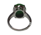 PT900 7.14CT Jade Ring 7.6G Size 10