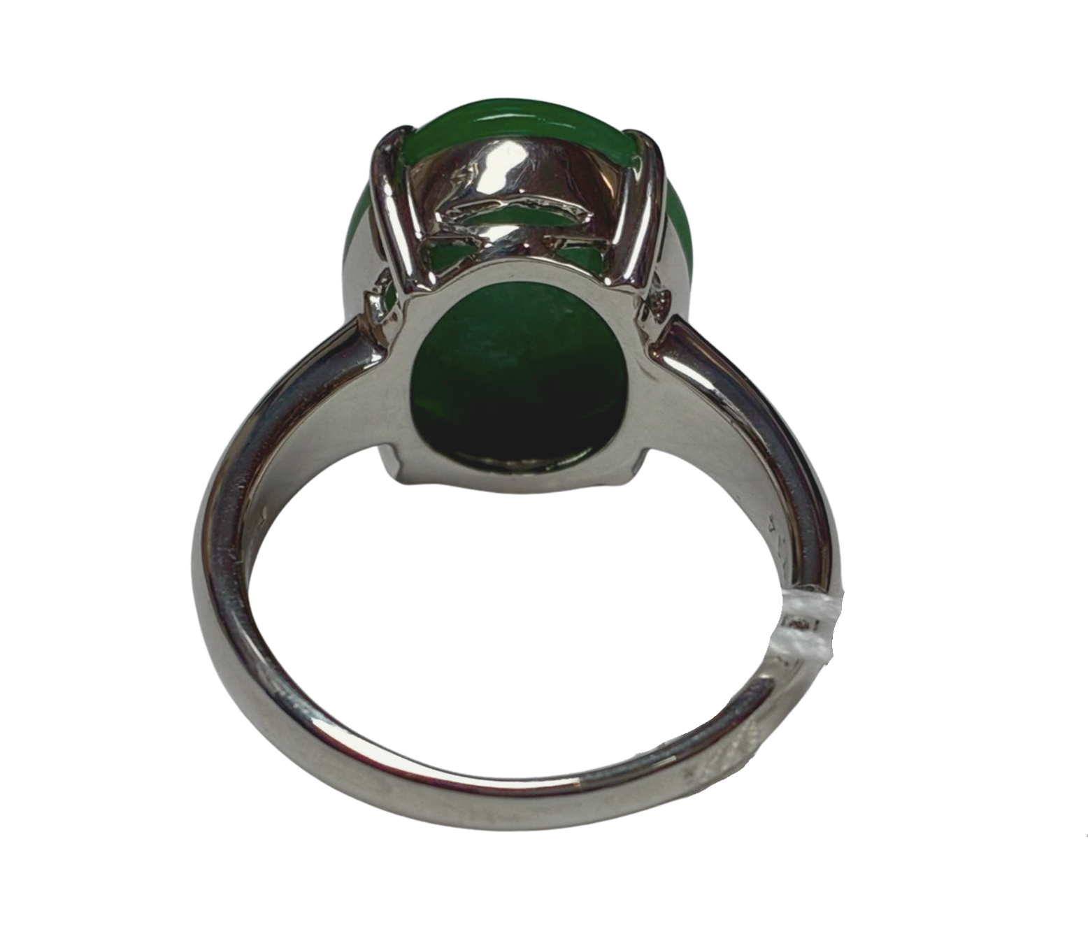 PT900 7.14CT Jade Ring 7.6G Size 10