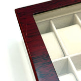 10 Slot Maroon Watch Holder