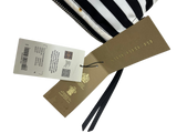 Burberry Cosmetic Bag Nylon BlackWhite Stripe
