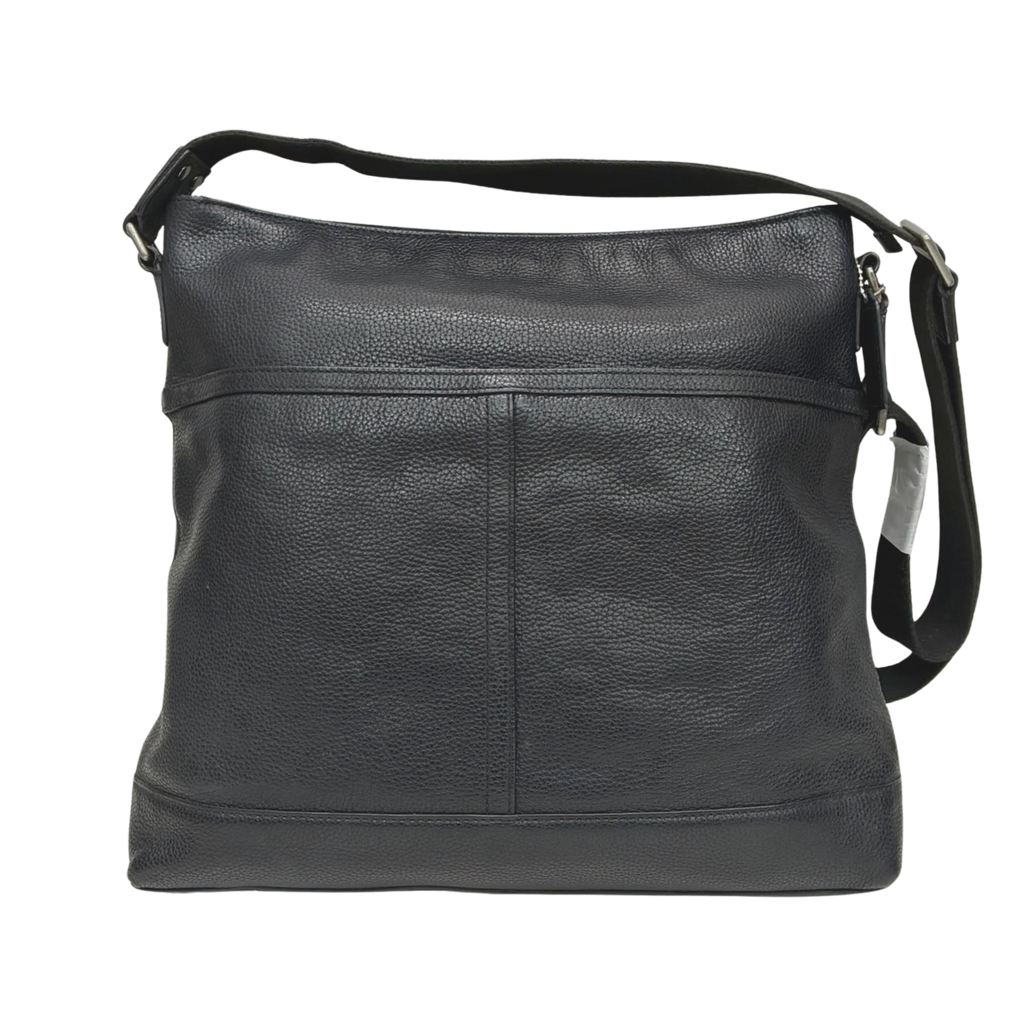 Coach Crossbody Bag Black Pebble Leather