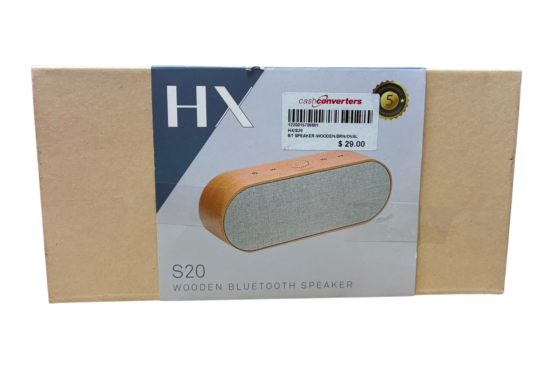 Hobbex S20 Wooden Bluetooth Speaker