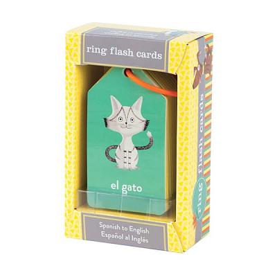 Spanish to English Ring Flash Cards Main image