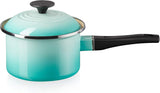 Le Creuset Enameled Pot EOS Saucepan, 6.3 inches (16 cm) Cool Mint