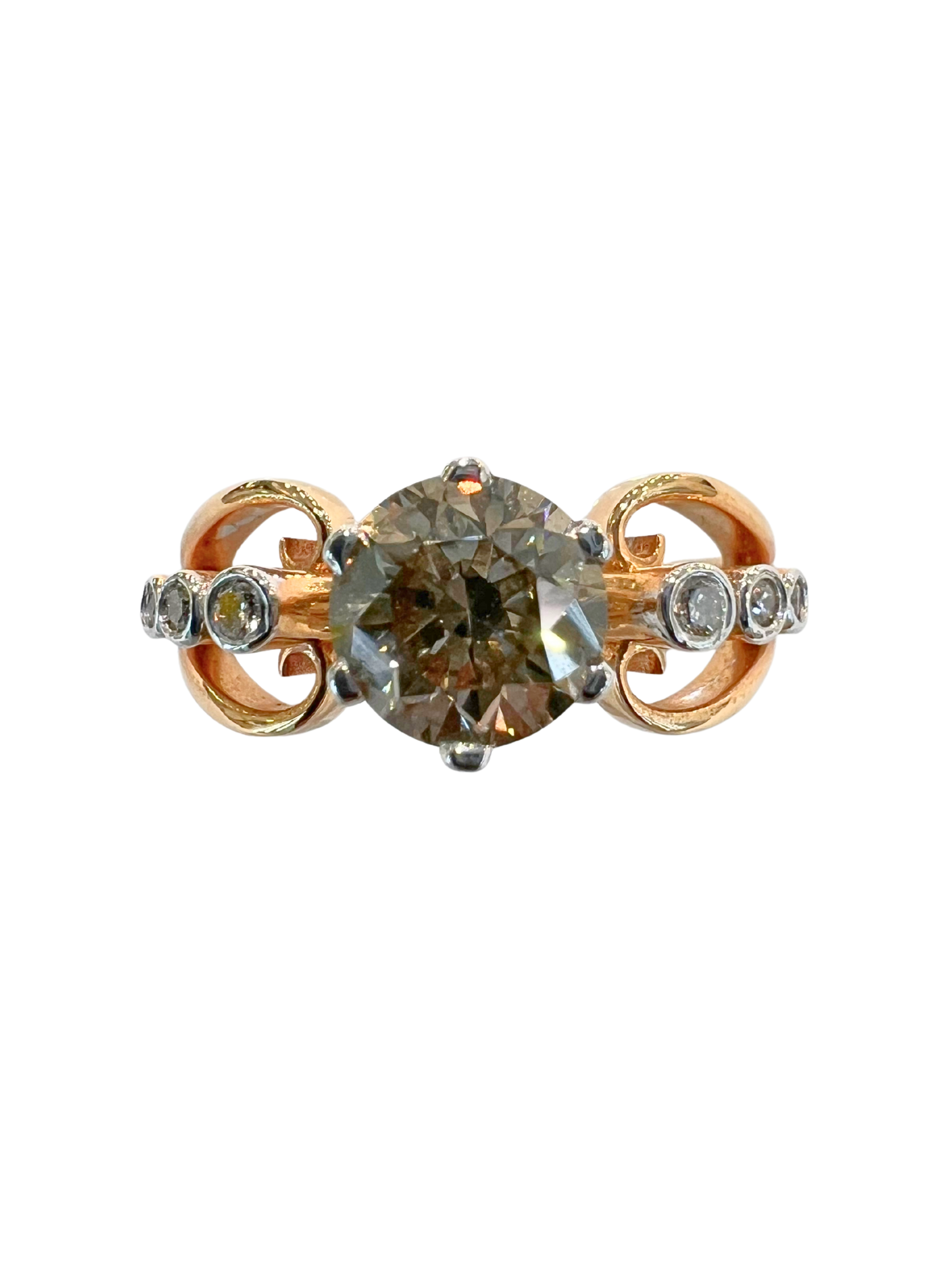 Round Brilliant 1.24 Carat Solitaire Diamond Ring Main image