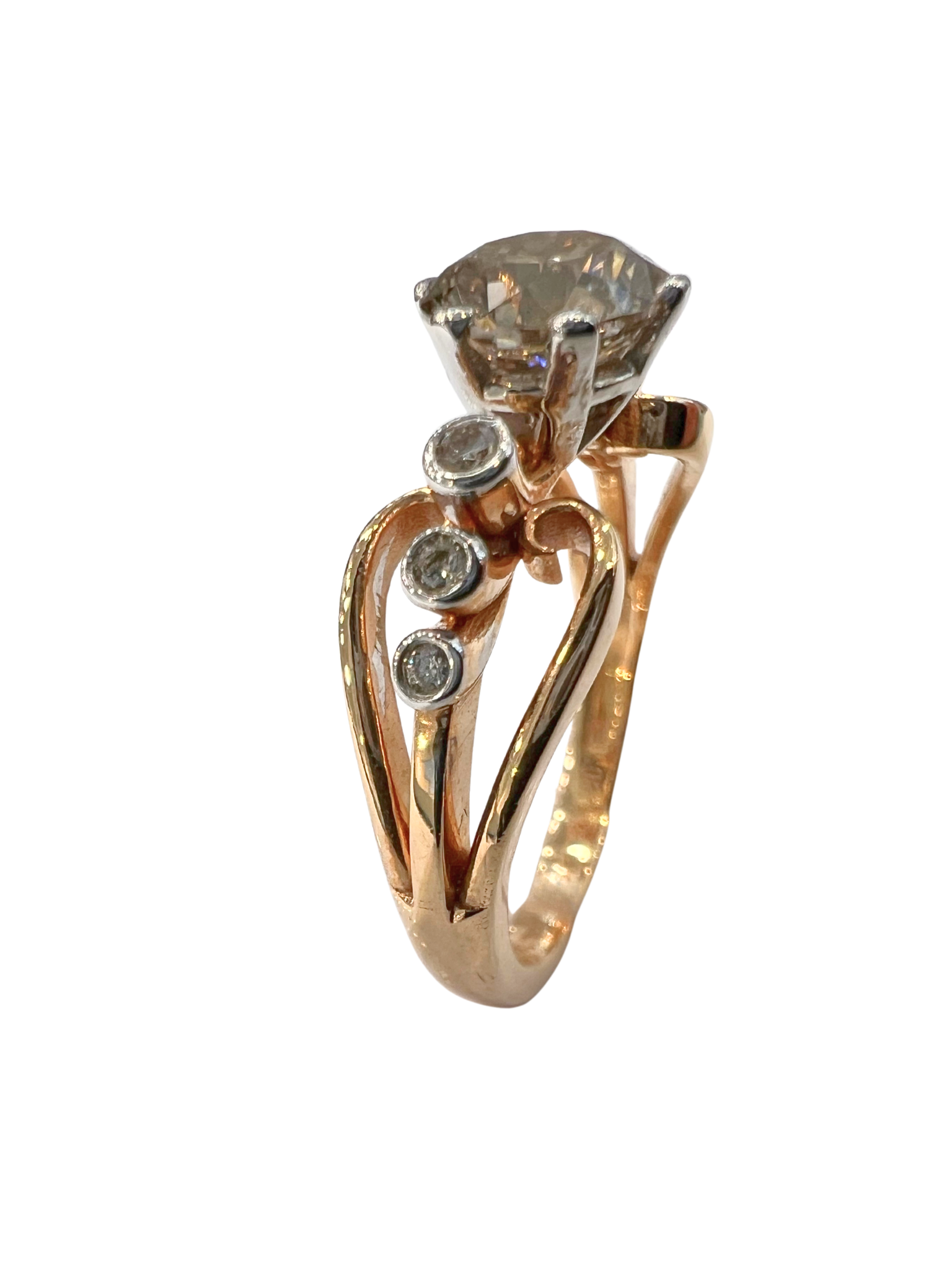 Round Brilliant 1.24 Carat Solitaire Diamond Ring
