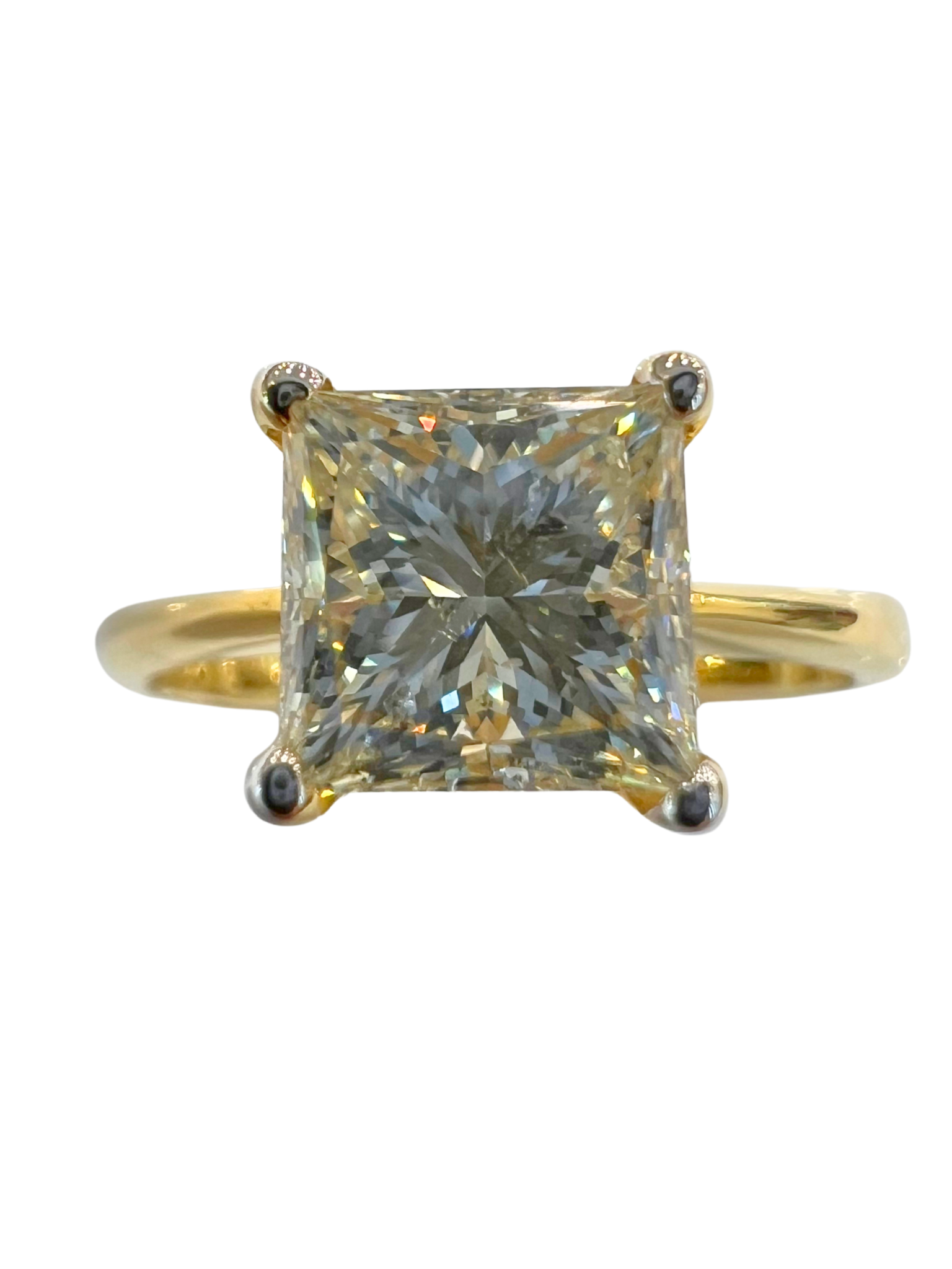 Princess Cut 1.56 Carat Solitaire Diamond Ring