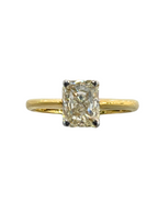 Radiant Cut 1.00 Carat Solitaire Diamond Ring