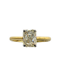 Radiant Cut 1.00 Carat Solitaire Diamond Ring