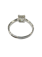 Asscher Cut 1.00 Carat Solitaire Diamond Ring