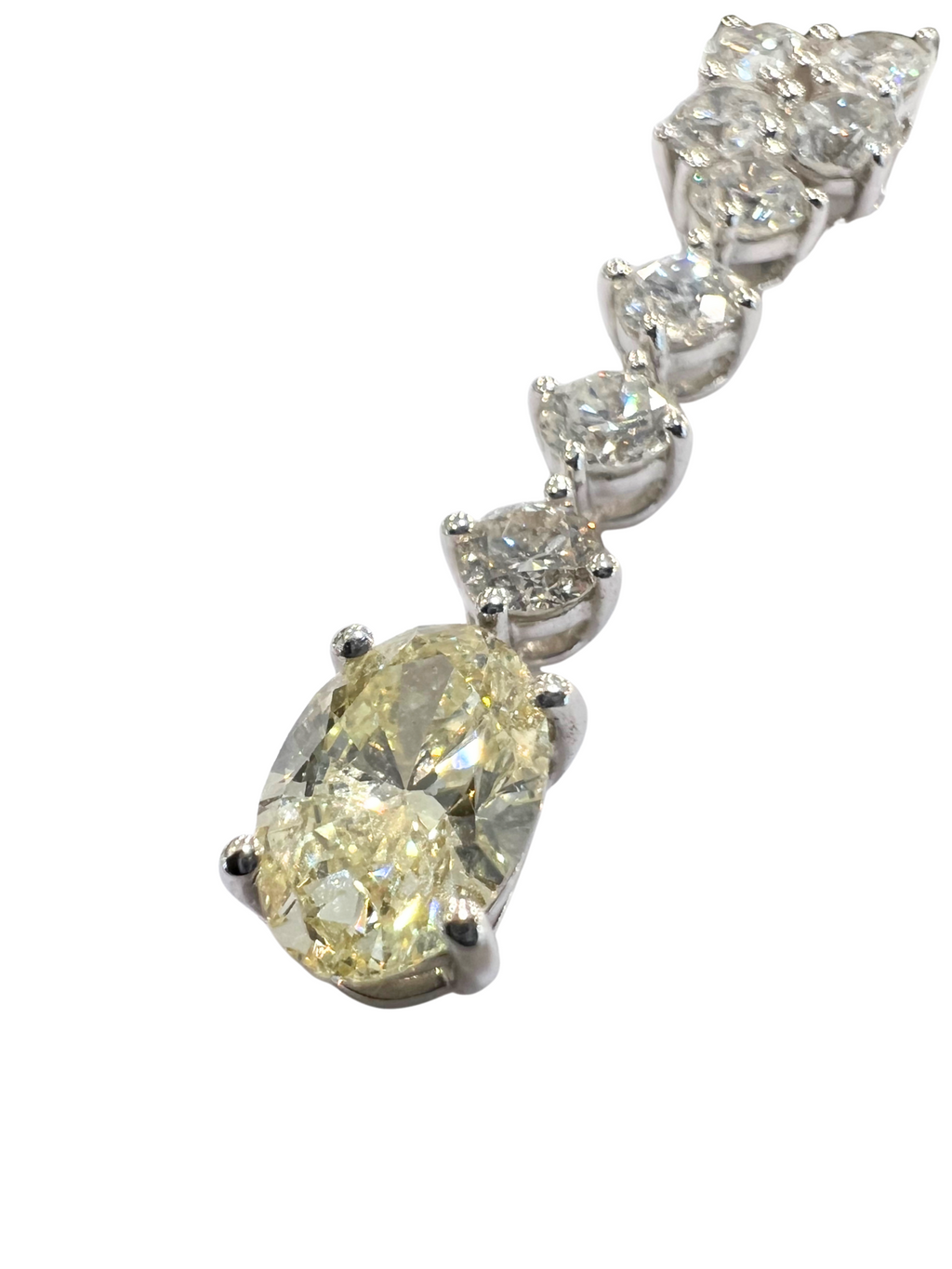White Gold Diamond Earring