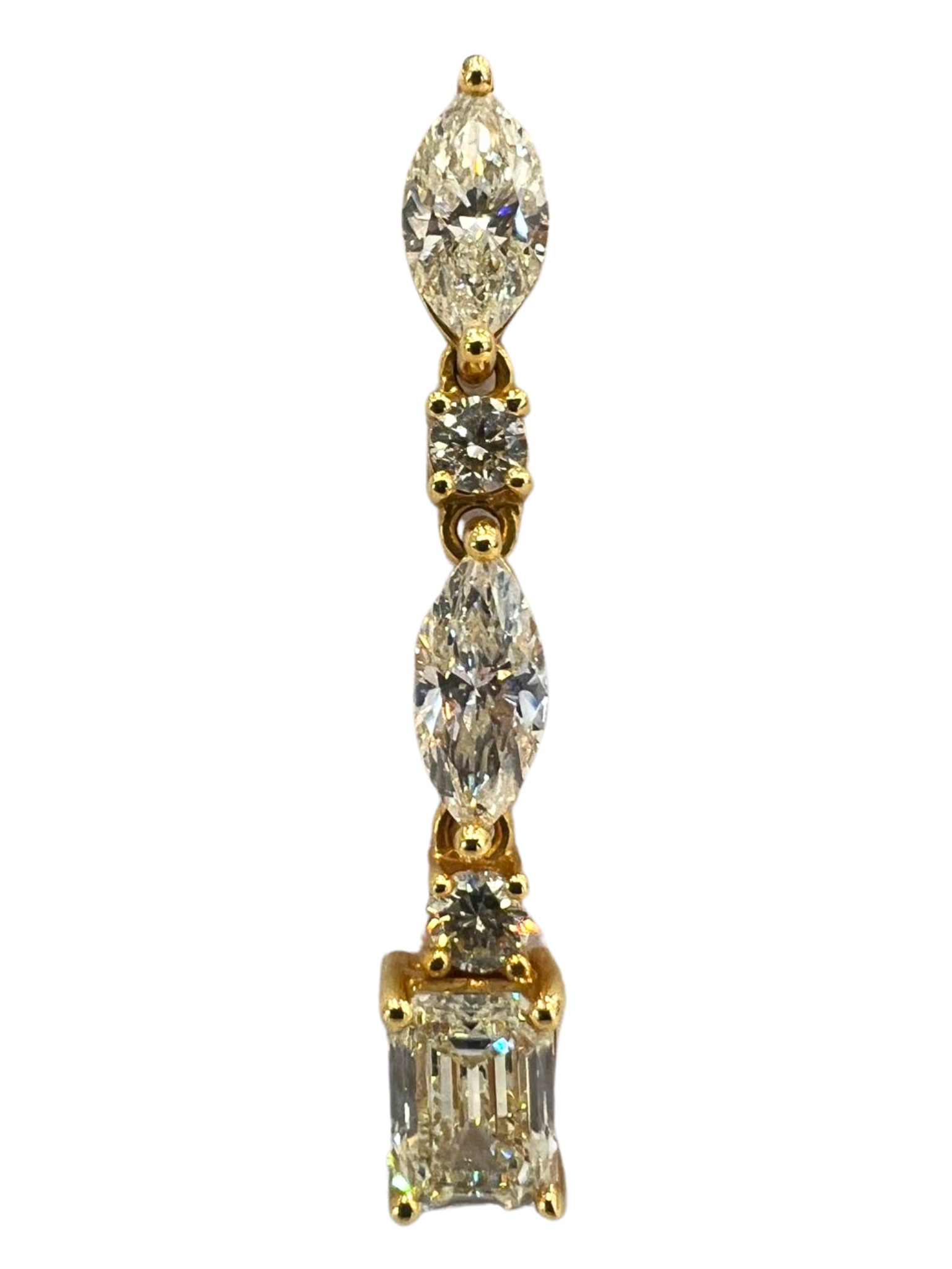 Natural Diamond Earring