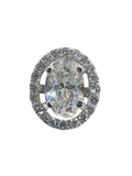 White Gold Natural Diamond Earring