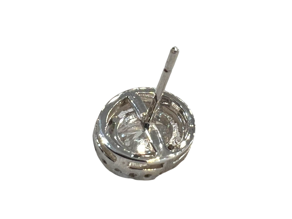 White Gold Natural Diamond Earring