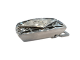 Platinum Diamond Belt Buckle