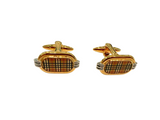 Burberry Check Inlay Cuff link