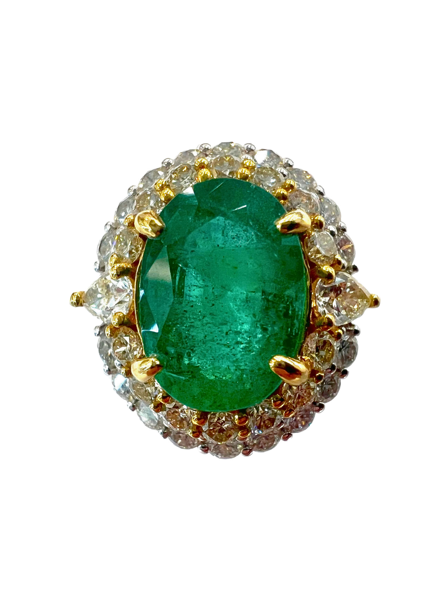 Emerald Diamond Ring Main image
