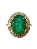 Emerald Diamond Ring