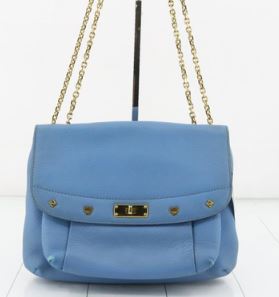 MCM Tote Bag Blue Leather 30cm Main image