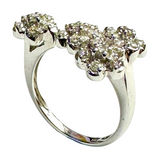 18K White Gold Diamond Lady Ring