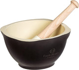 Emile Henry Made In France Mortar and Pestle Charcoal