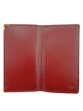 Cartier Must De Cartier Burgundy Note Holder Wallet