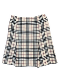 Burberry Check Cotton Short Skirt