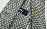 Hermes Ivory Weave Silk Necktie