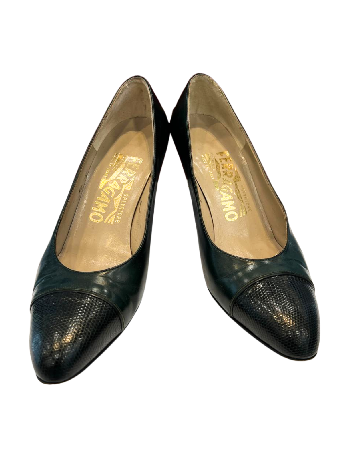 Salvatore Ferragamo Leather Pump Heels Main image
