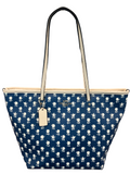 Coach Flower Pattern Tote Bag