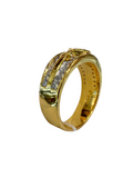 20K Yellow Gold Diamond Ring