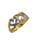 22K Yellow Gold Diamond Ring