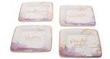 Precious Moments Inspirational Dessert Plate Set Of 4