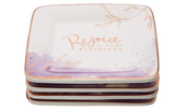 Precious Moments Inspirational Dessert Plate Set Of 4